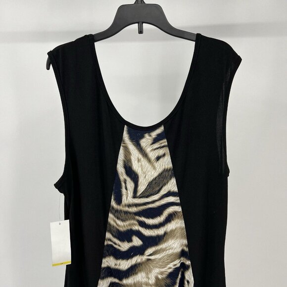 Fashion to Figure NWT Dress 3X Animal Print Sleeveless Bodycon Pullover Size 3X - Picture 4 of 9